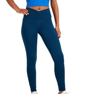 Jenni by Jennifer Moore Womens On Repeat Crossover Full Length Leggings